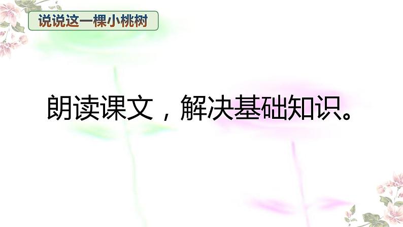 部编版七年级语文下册--19.一棵小桃树 课件05