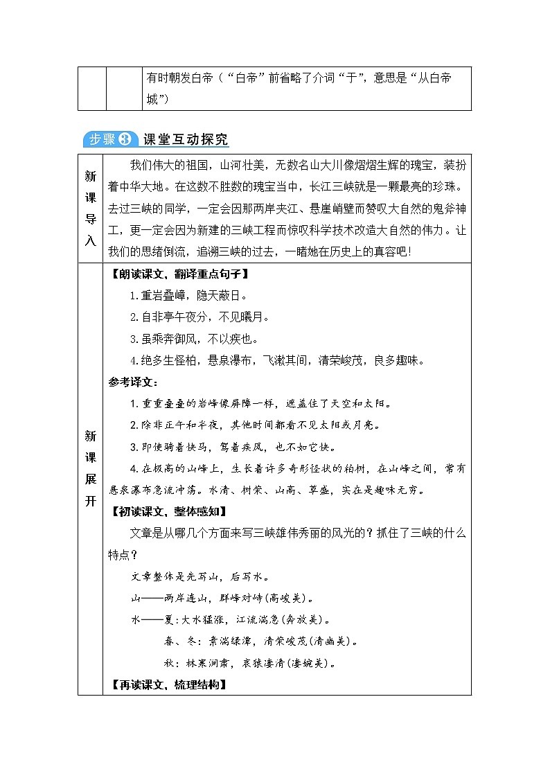 人教部编版 (五四制)语文八年级上册 第三单元  10 三峡【课件+教案+音视频素材】03