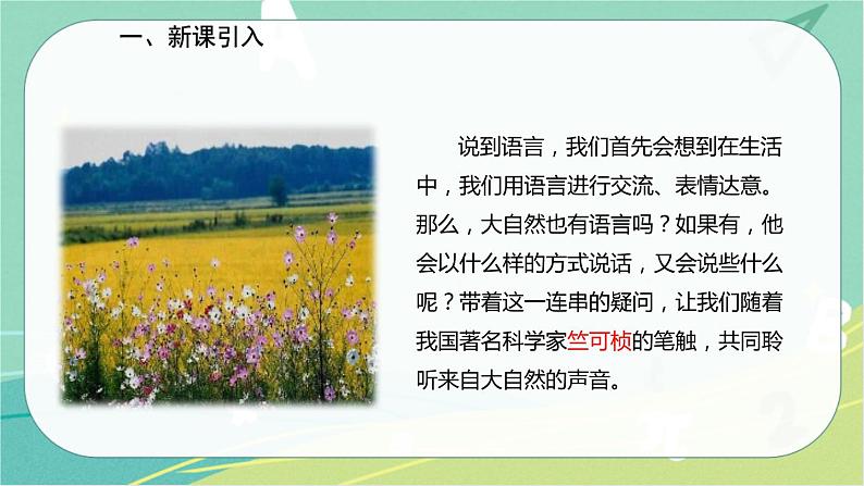 5 大自然的语言-2021-2022学年八年级语文下册同步教学课件（部编版）第2页