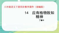初中语文人教部编版八年级下册14 应有格物致知精神教学课件ppt