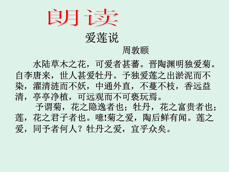 第17课《短文两篇——爱莲说》课件（共28张PPT）2021—2022学年部编版语文七年级下册08