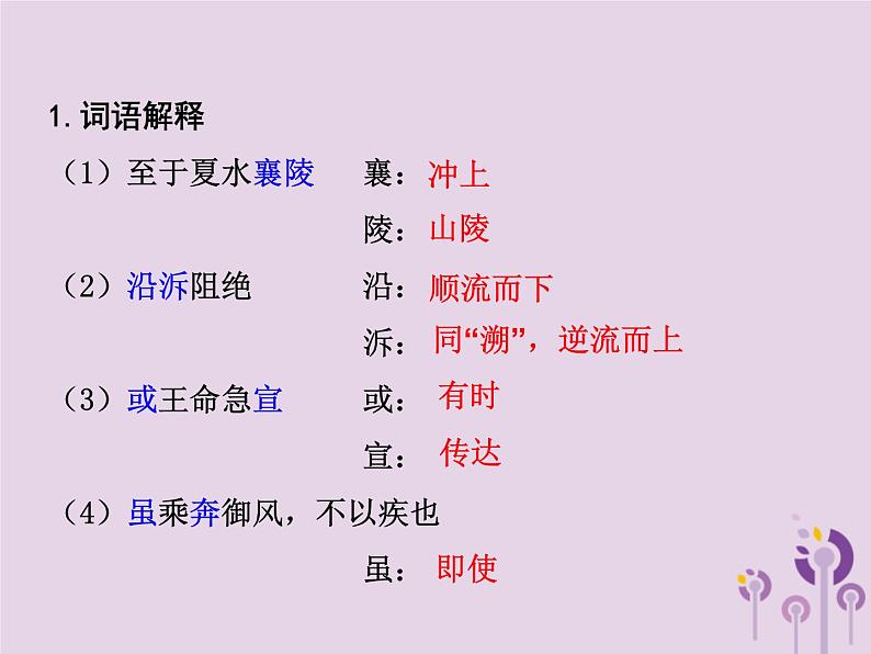 中考语文二轮复习文言文阅读《三峡》课件（含答案）第5页