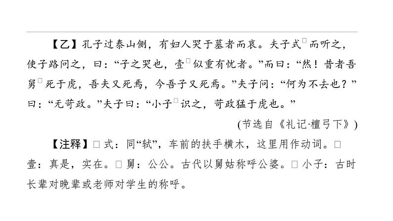 中考语文二轮专题复习训练12《文言文阅读》课件（含答案）第4页