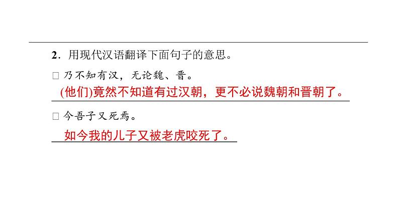 中考语文二轮专题复习训练12《文言文阅读》课件（含答案）第6页