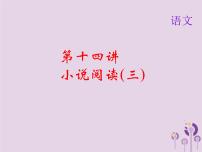 (通用版)中考语文总复习第14讲《小说阅读三》课件（含答案）