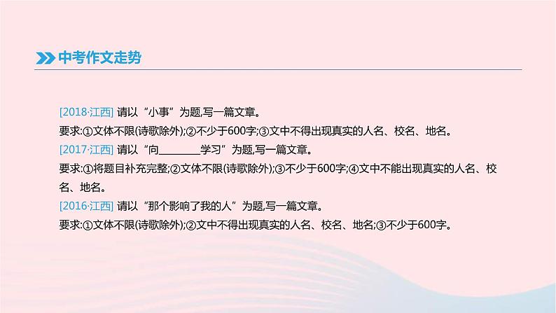 (通用版)中考语文高分一轮复习专题13《中考作文评析》课件(含答案)02