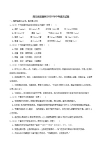 2020年湖北省恩施州中考语文试题