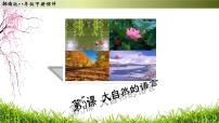 初中语文人教部编版八年级下册5 大自然的语言背景图课件ppt