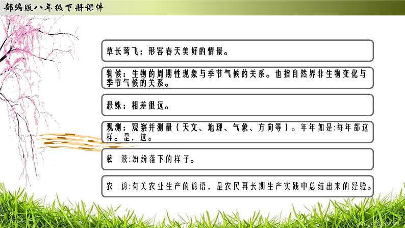 第5课《大自然的语言》课件（29张PPT）2021-2022学年部编版语文八年级下册第8页