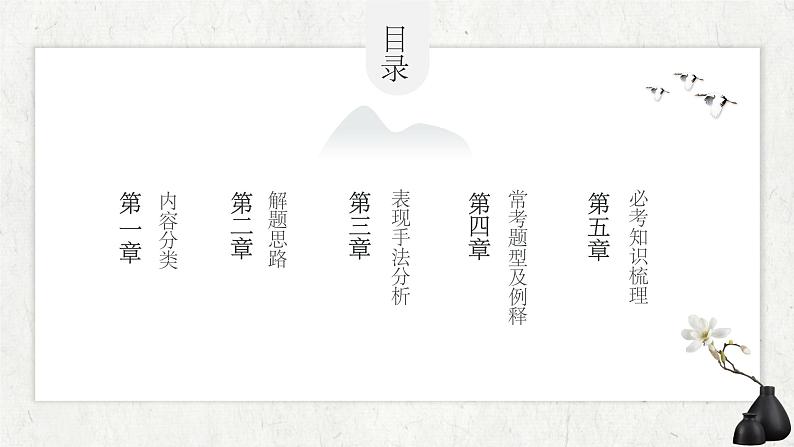 2022年中考语文二轮专题复习：诗歌鉴赏专题复习（共59张PPT）第2页