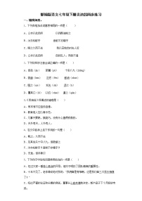 人教部编版七年级下册第三单元13 卖油翁随堂练习题