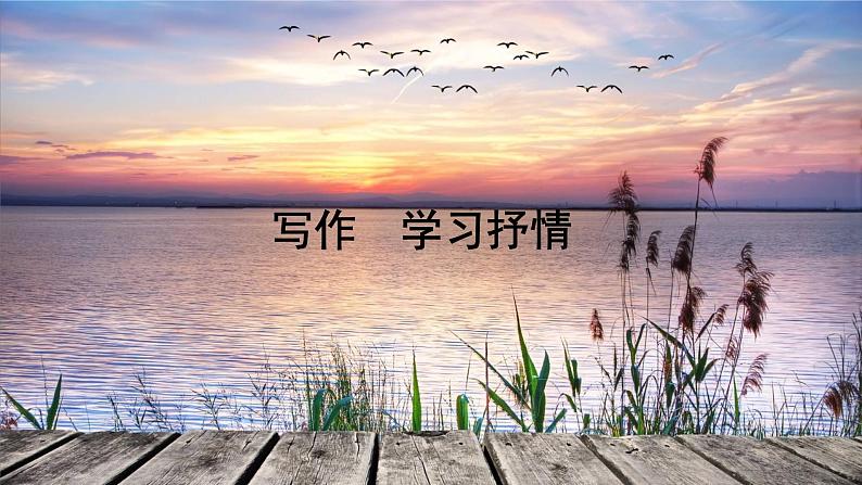 写作  学习抒情课件PPT第1页