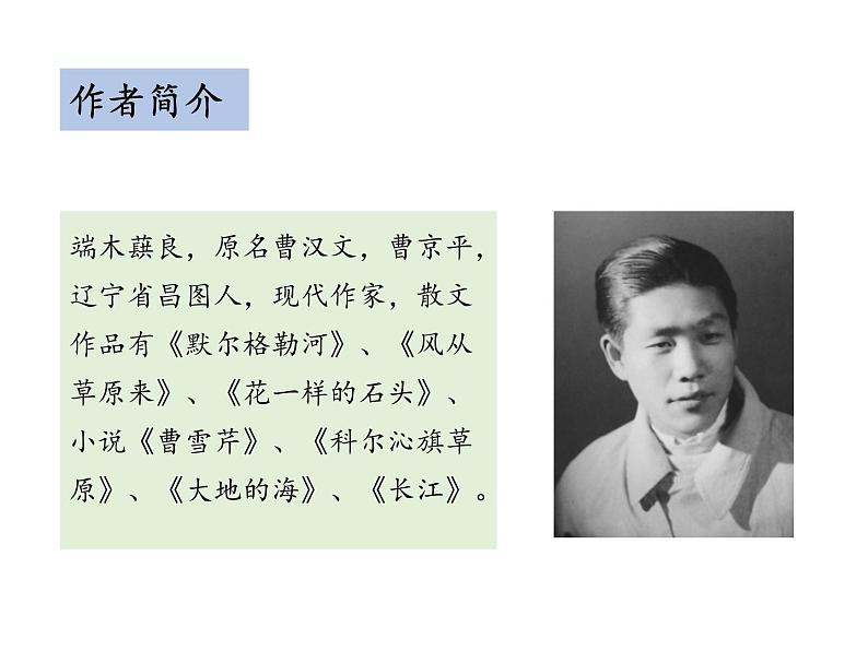 部编版七年级语文下册----8 土地的誓言（教学课件）05