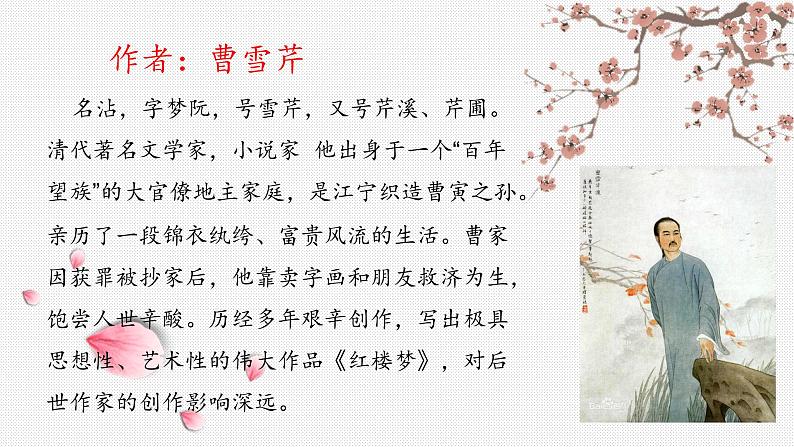 2022年中考语文复习专题讲座课件★★名著导读——《红楼梦》(共19张PPT)03