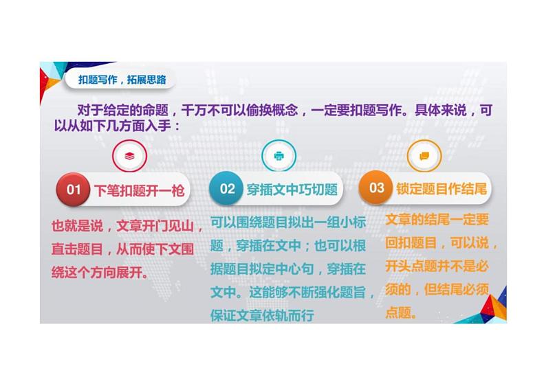2022年中考语文二轮复习写作能力提升专题课件（上海专用）提升写作三：思路结构第5页