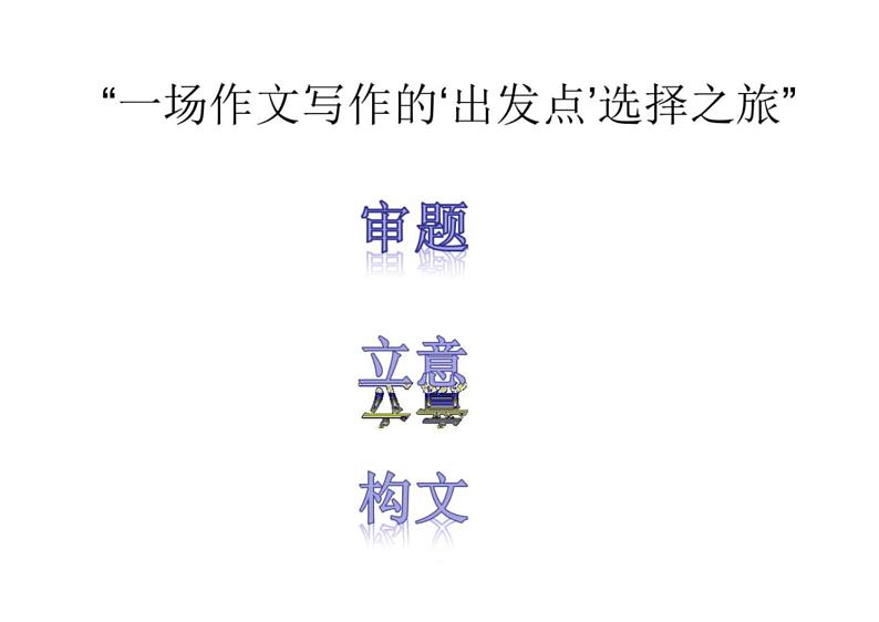 2022年中考作文复习：作文课审题立意构文课件（26张PPT）第1页