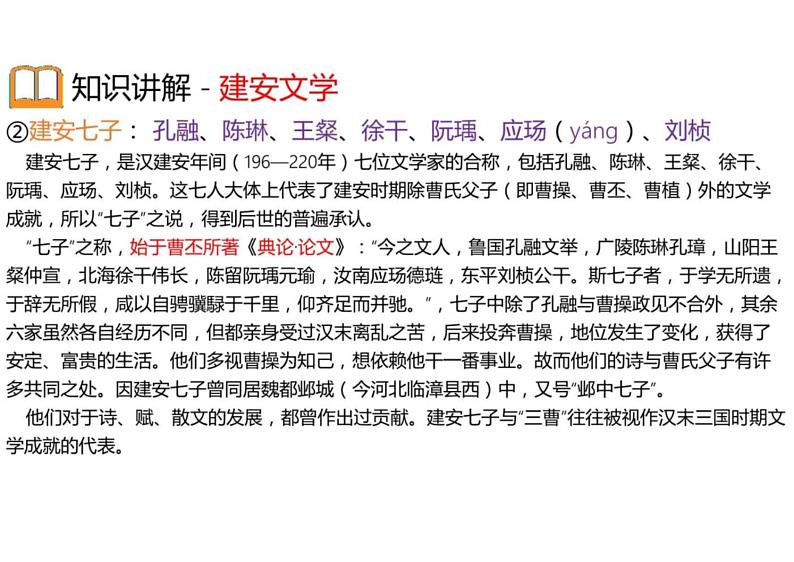 中考语文文学常识汇编 专题02  魏晋南北朝至五代十国第6页