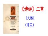 部编版八年级语文下册----12《诗经》二首蒹葭 课件+ 素材