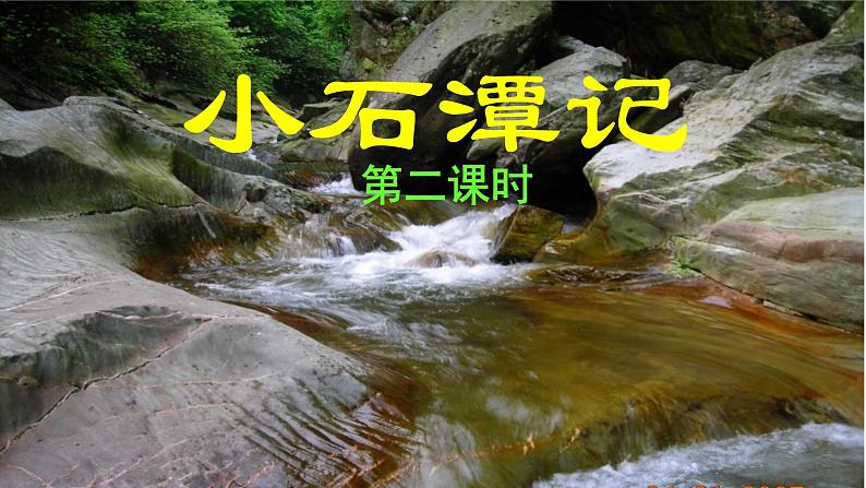 部编版八年级语文下册----10 小石潭记课件第3页