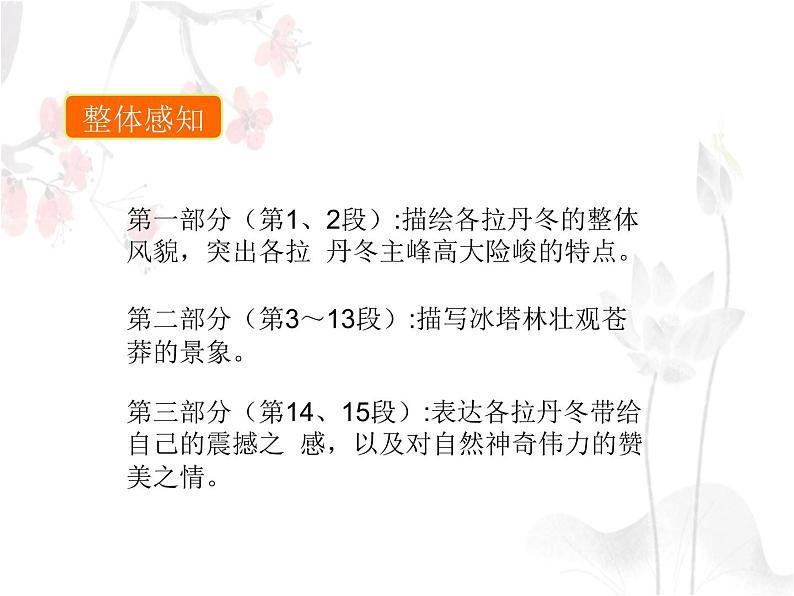 八年级语文下册第五单元《在长江源头各拉丹冬》教学课件第7页