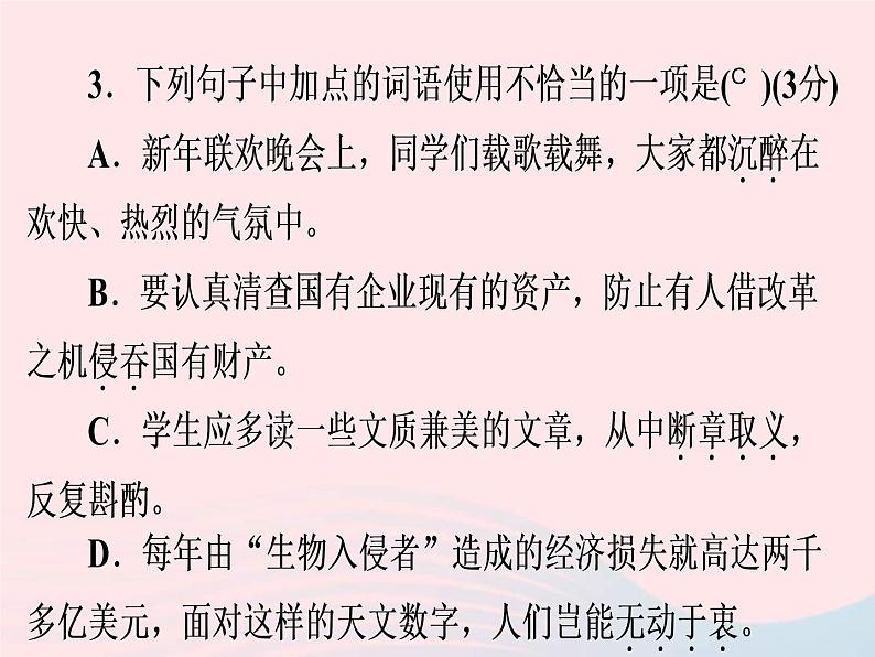 中考语文二轮复习高分突破满分特训7课件（含答案）06