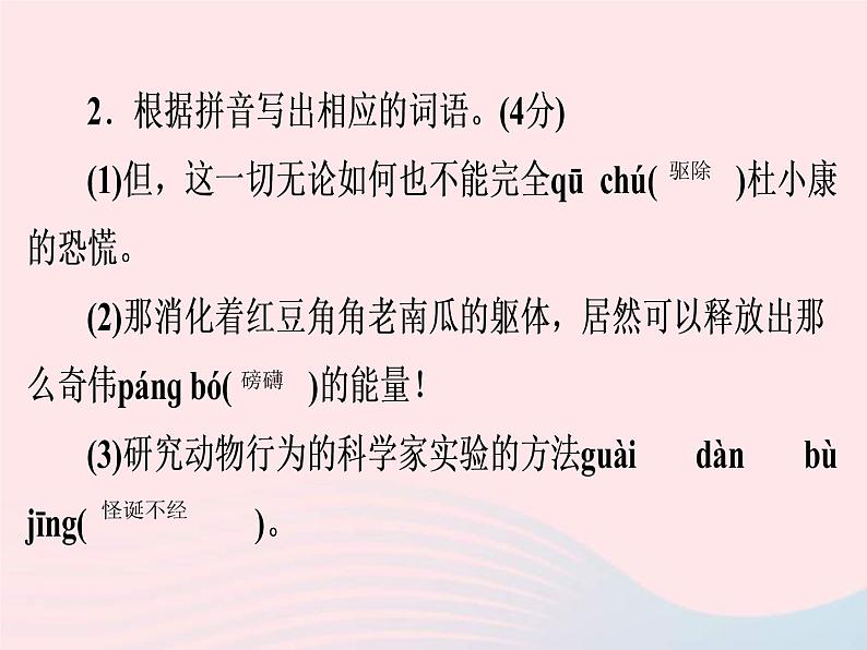 中考语文二轮复习高分突破满分特训13课件（含答案）05