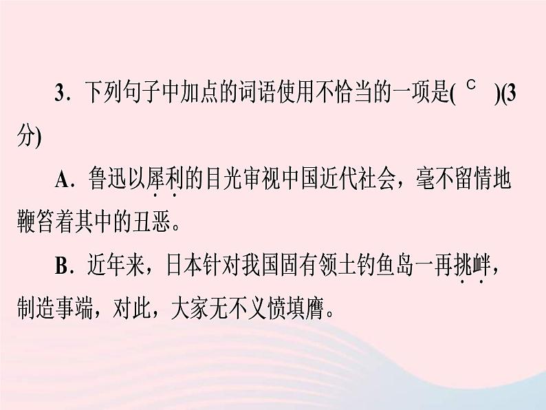 中考语文二轮复习高分突破满分特训17课件（含答案）第5页