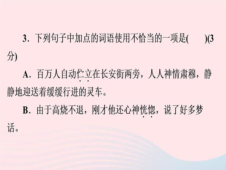 中考语文二轮复习高分突破满分特训18课件（含答案）05