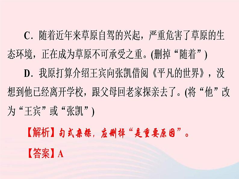 中考语文二轮复习高分突破满分特训18课件（含答案）08