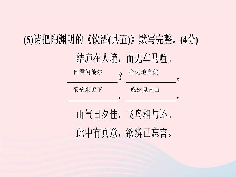 中考语文二轮复习高分突破满分特训20课件（含答案）04
