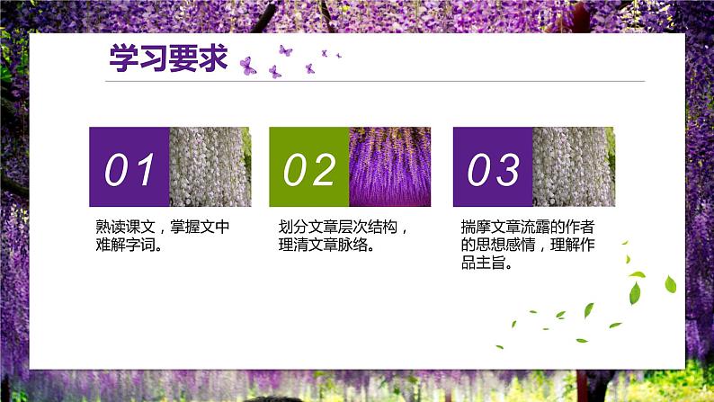 第18课《紫藤萝瀑布》（19张）-2021-2022学年部编版语文七年级下册课件PPT第2页