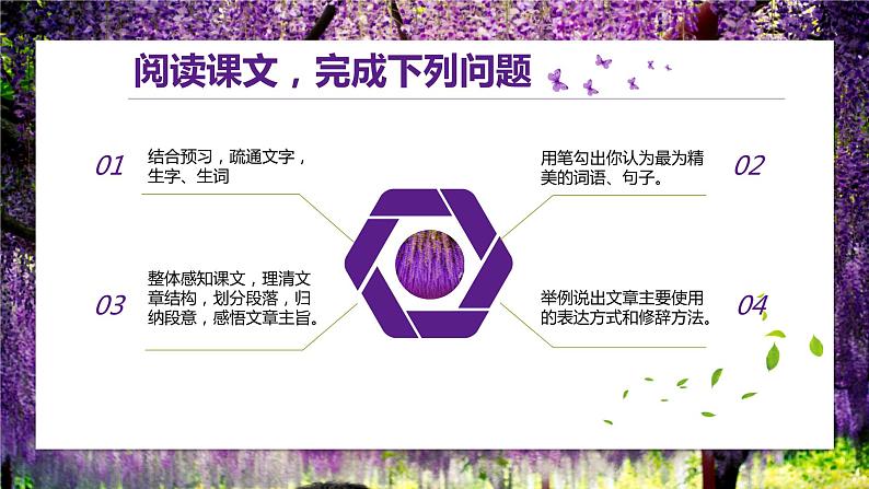 第18课《紫藤萝瀑布》（19张）-2021-2022学年部编版语文七年级下册课件PPT第8页