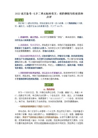 2022年中考语文备考-《我的烦恼》写作技法和点评教案