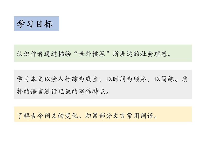 部编版八年级语文下册----9 桃花源记（教学课件）第2页