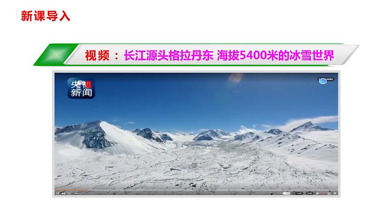 部编版八年级语文下册----18 在长江源头各拉丹冬 课件第2页