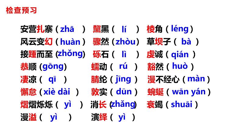 部编版八年级语文下册----18 在长江源头各拉丹冬 课件第6页