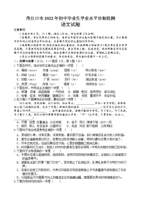 2022年湖北省十堰市丹江口市初中毕业生学业水平诊断考试（一模）语文试题（word版含答案）