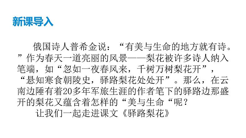 部编版七年级语文下册----15《驿路梨花》课件第2页