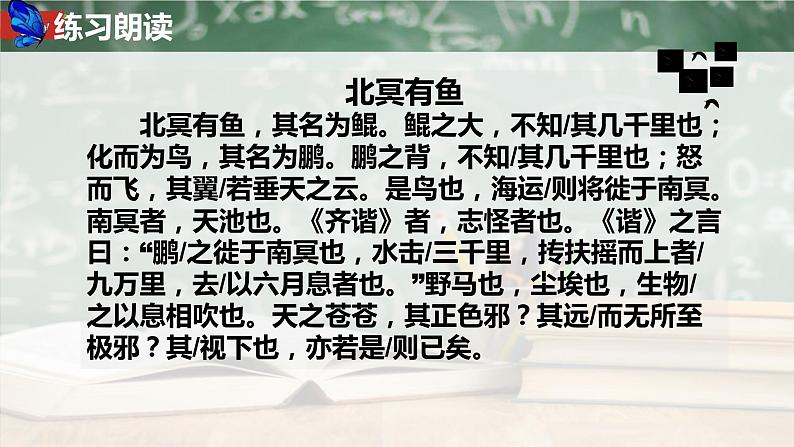人教部编版八年级下册《北冥有鱼》教学课件08