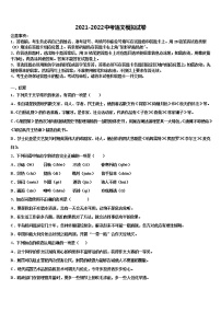 2021-2022学年广东省深圳市龙岗区石芽岭校十校联考最后语文试题含解析