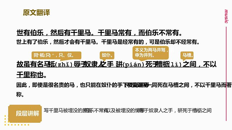 文言文《马说》复习课件05
