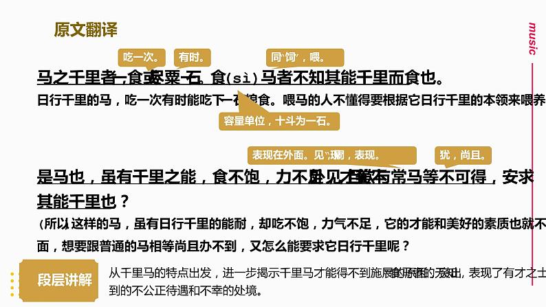 文言文《马说》复习课件06