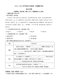 2022年河南省永城市中考一模语文试题