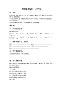 2020-2021学年第四单元15 驿路梨花导学案