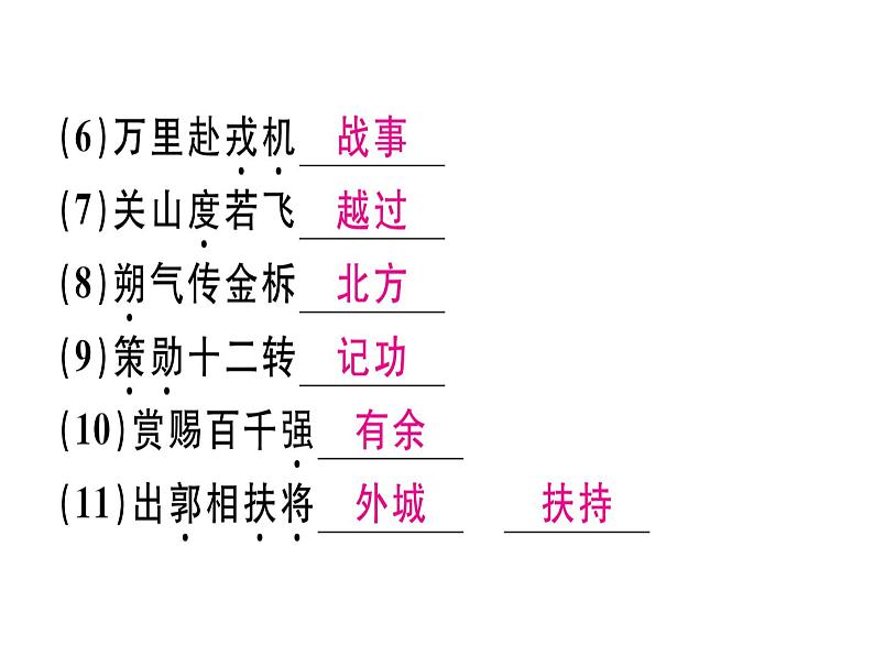 部颁人教版五四制七年级级语文下册《木兰诗》练习课件04