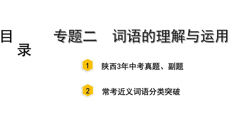 中考语文复习----词语的理解与运用课件PPT第1页