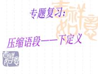 2022年中考语文二轮专题复习：压缩语段之下定义  课件（27张PPT）