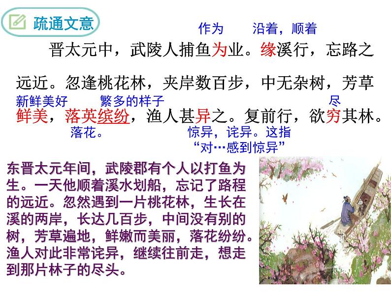 第9课《桃花源记》课件2021-2022学年部编版语文八年级下册第7页