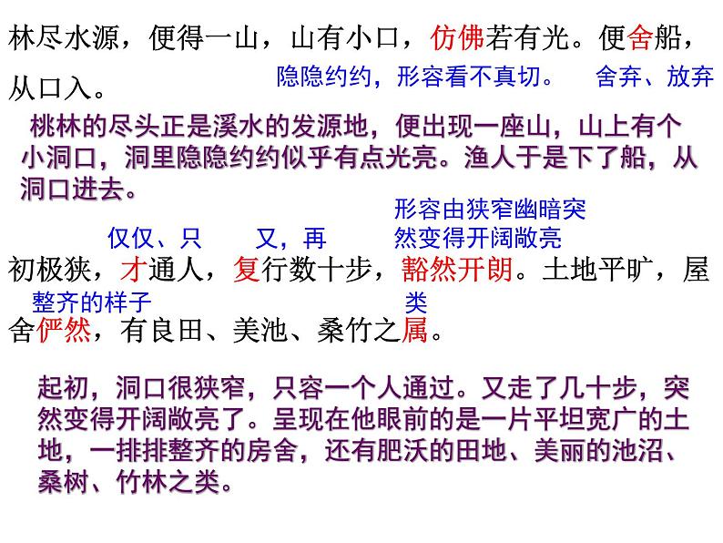 第9课《桃花源记》课件2021-2022学年部编版语文八年级下册第8页