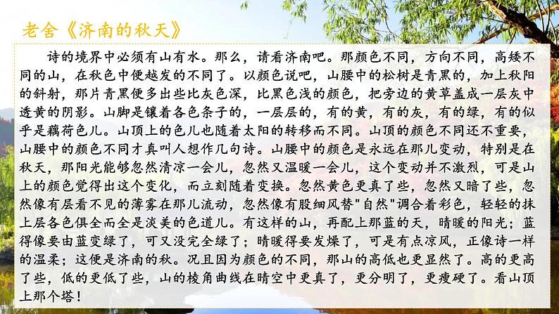 2022年中考语文写作训练-让景物描写生动起来课件（共20页）第8页